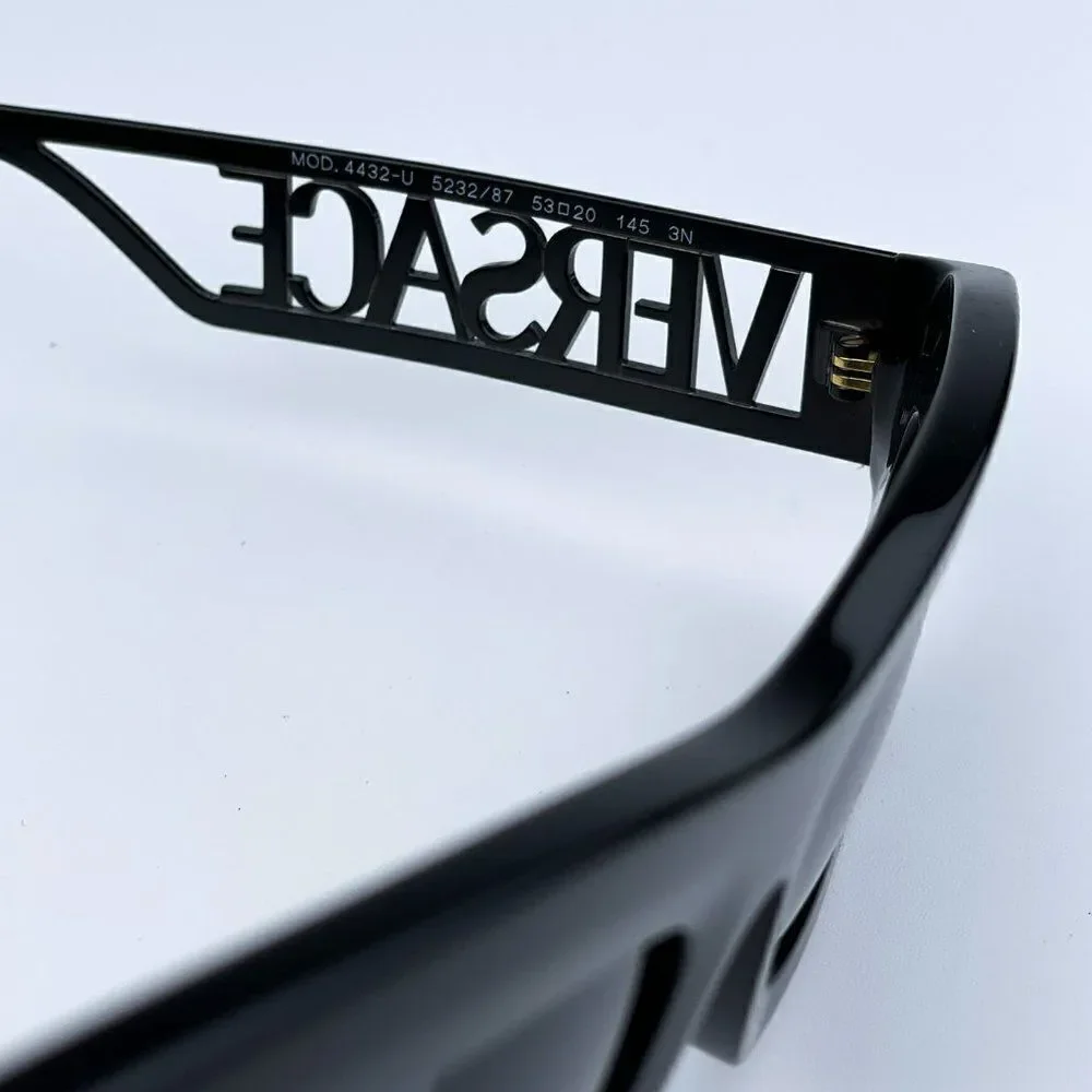 SALE! NEW Versace VE4432U 523287 Black Dark Grey Cat Eye Women Sunglasses